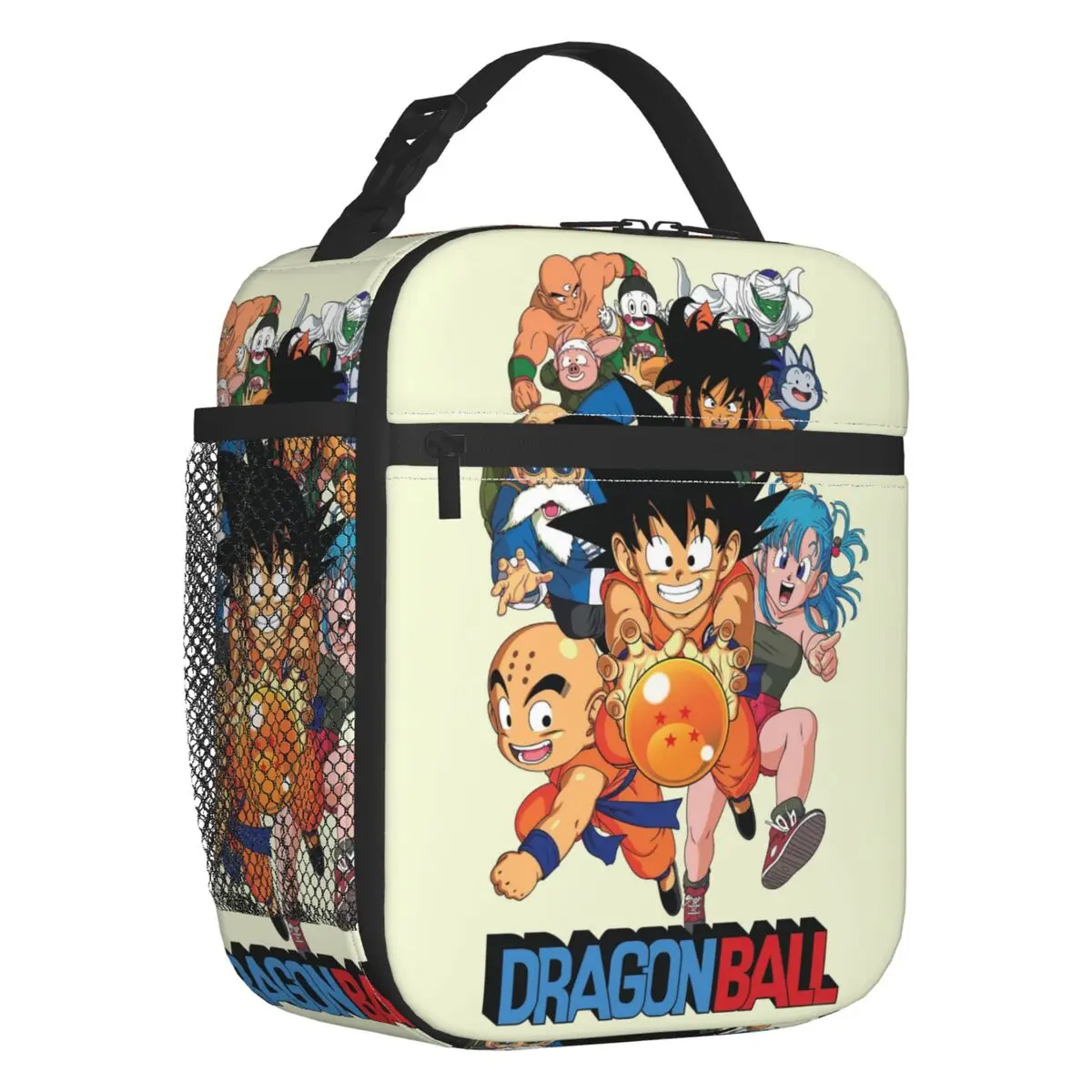 

Custom DBZ Dragons Ball Goku Japanese Anime Insulated Lunch Bag for Work School Leakproof Thermal Cooler Bento Box Men Women