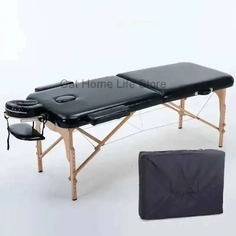 

Massage Facial Stretcher Lounger Wooden Professional Bed Folding Chair Beauty Bed Camilla Portatil Para Masaje Salon Furniture