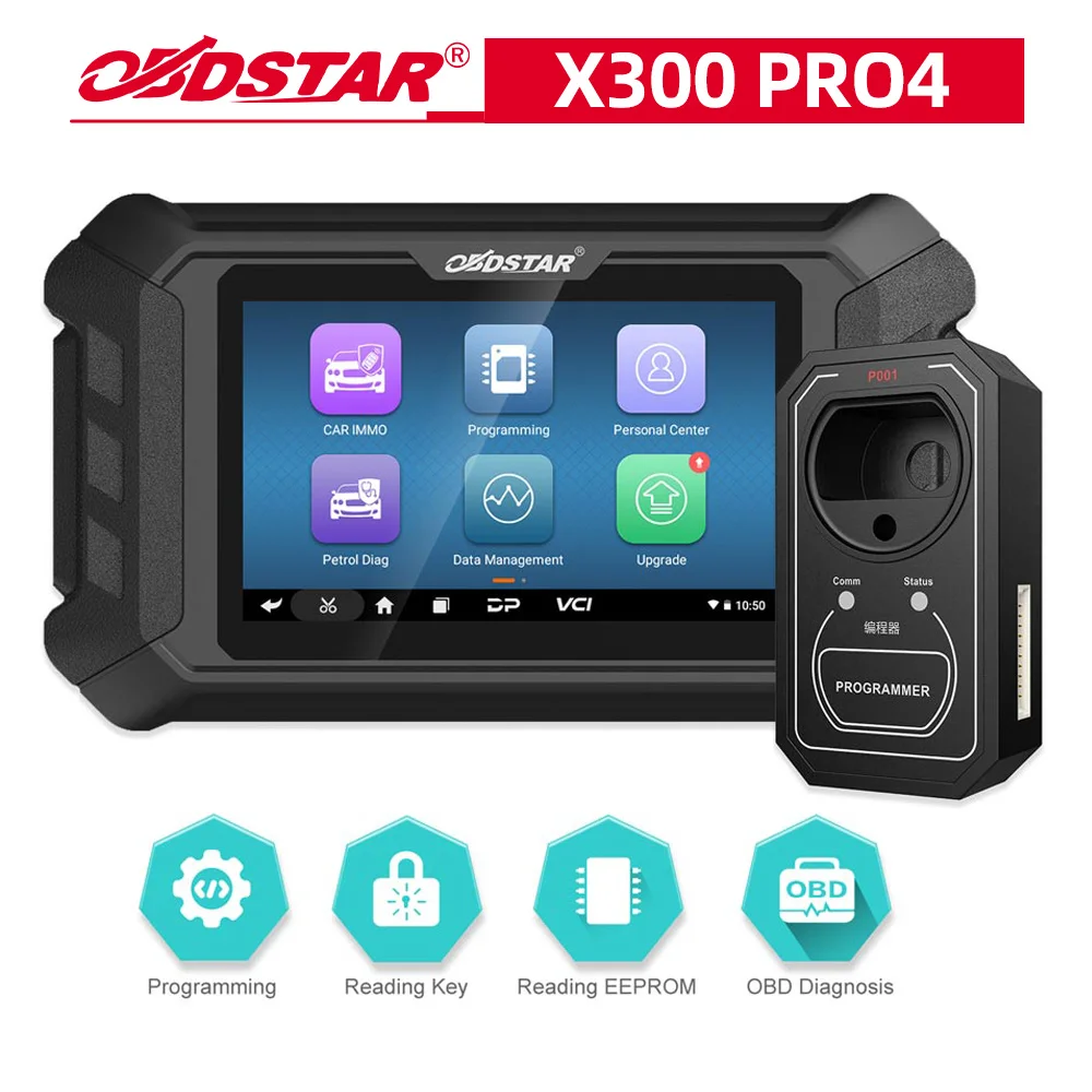 Full Version OBSDTAR X300 PRO4 Key Master 5 OBD2 Car Key Programmer Tool Same IMMO Function as OBSDTAR X300 DP PLUS