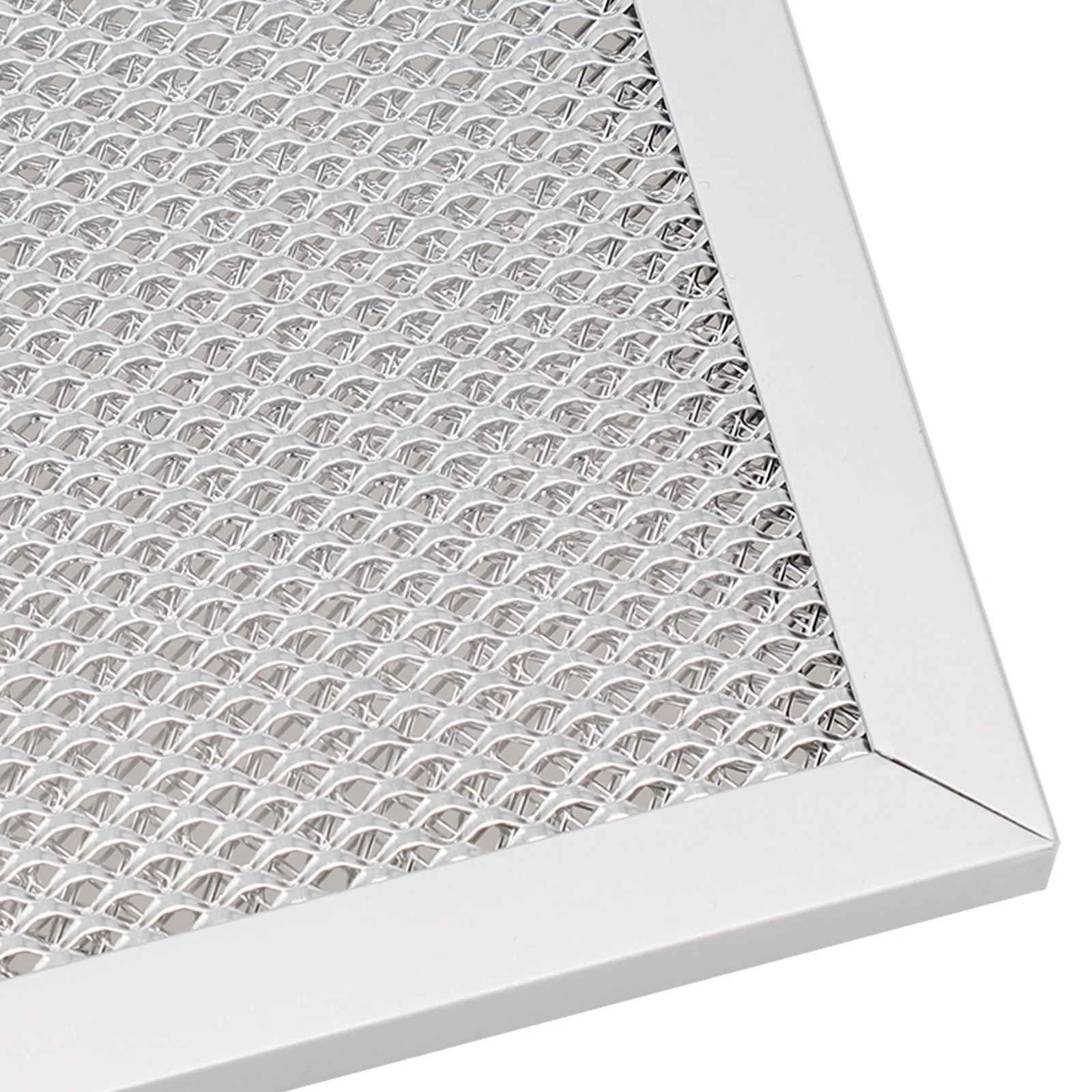 Aço Inoxidável Fogão Hood Filtros, Metal Mesh Extrator, Ventiladores De Exaustor, Casa Cozinha Ventilador, Prata, 283x270x 9mm