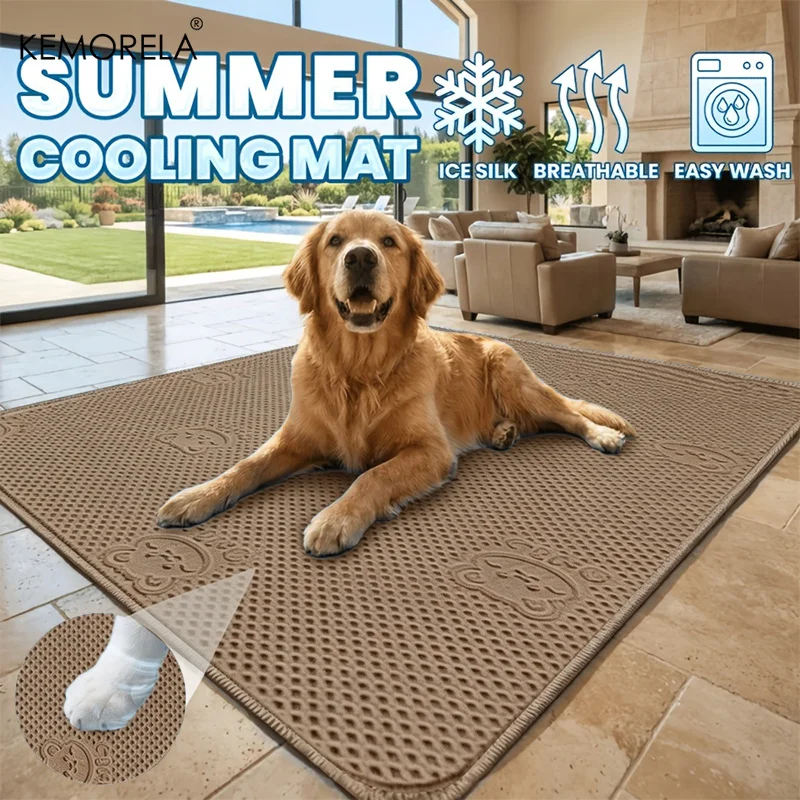 Dog Cooling Mat Summer Pet Cold Bed Extra Large For Small Big Dogs Pet Accessories Cat Durable Blanket Sofa Cat Ice Pad Blanket