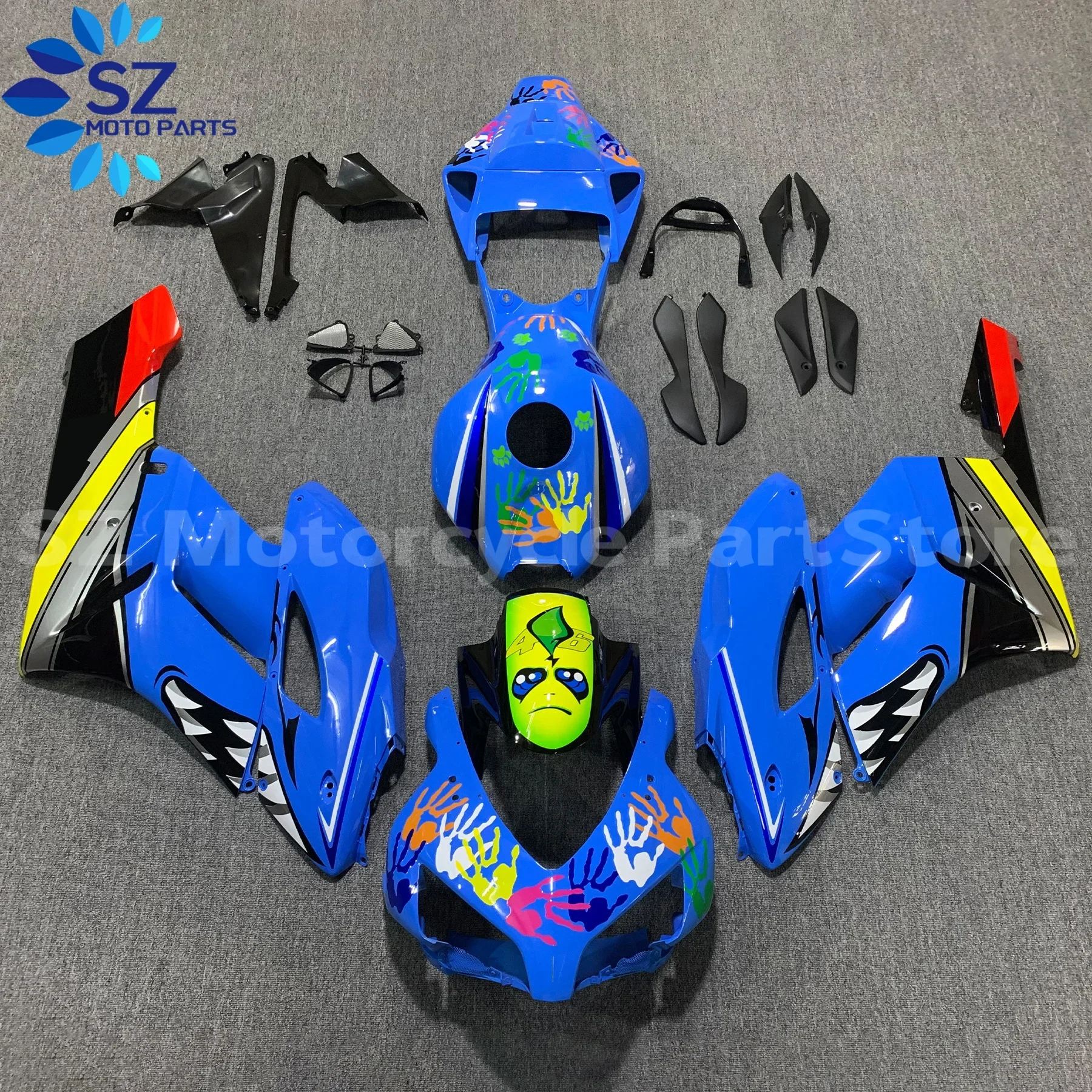

For HONDA CBR1000RR CBR1000 RR 1000RR 2004 2005 Motorcycle Fairings Injection Mold Painted ABS Plastic Bodywork Kit Sets