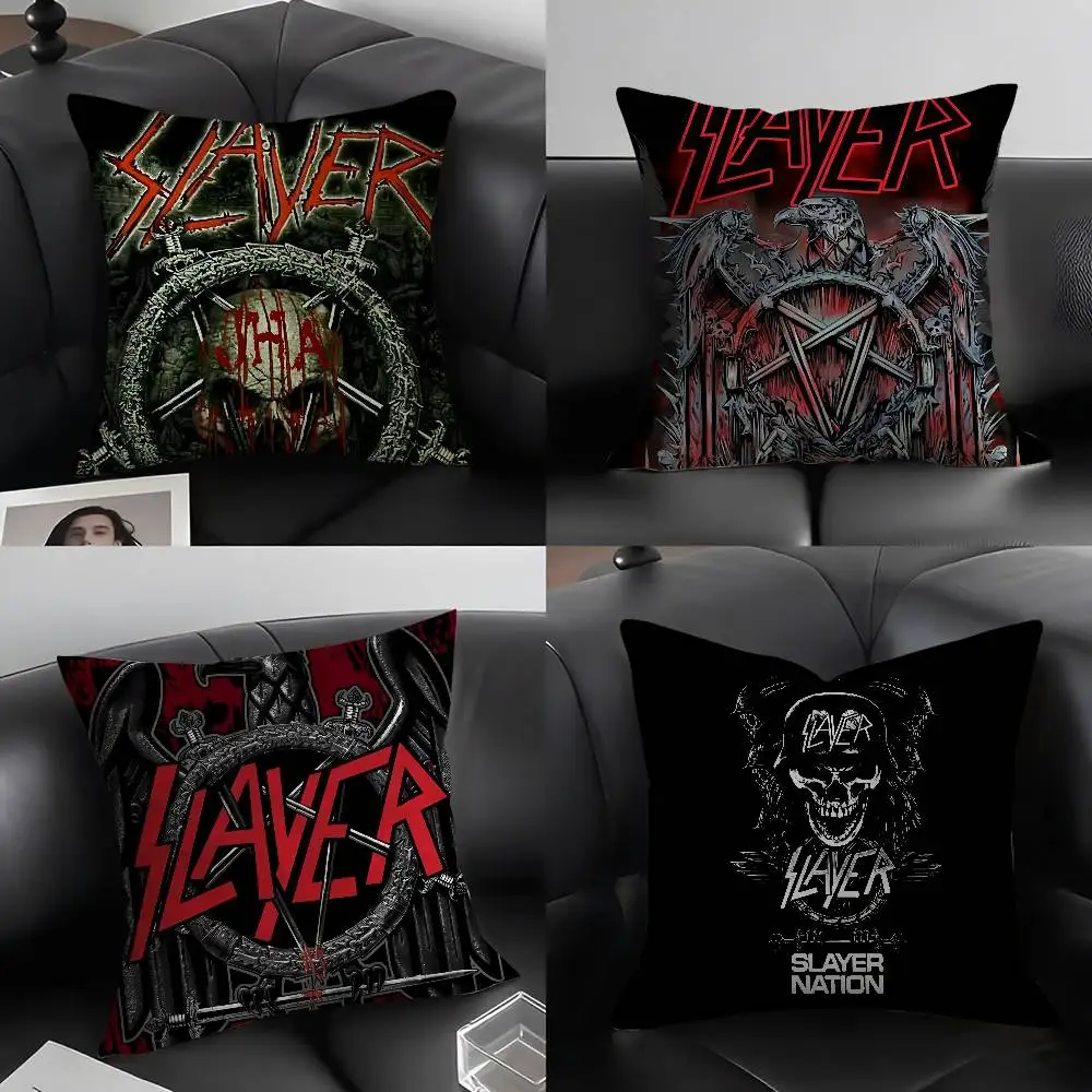 S-Slayers  Rock Band Pillow Case  Plush Fabric Soft  Pillowcase Double Sided Print Cushion Cover Household Gifts