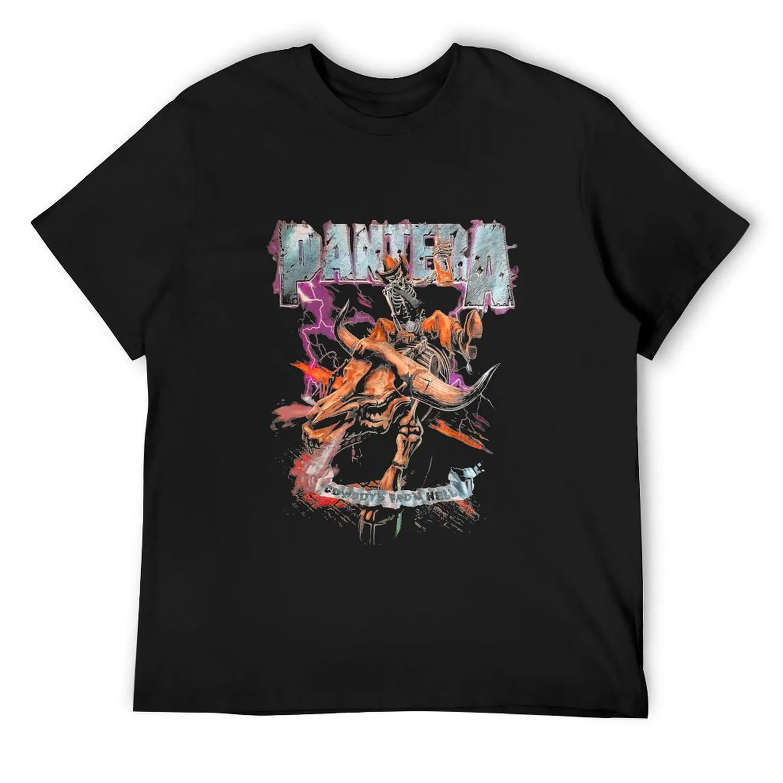 

Official Cowboys From Hell Riding Skeleton, T-Shirt blacks sweat Louboutins tops mens graphic t-shirts funny