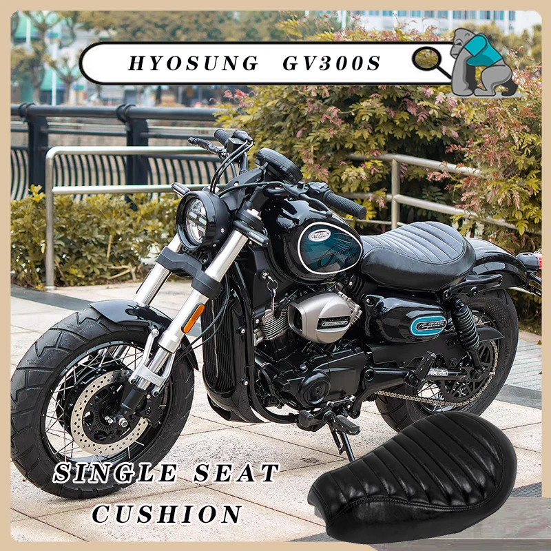 Customized For Hyosung GV125S GV300S Motorcycle Single Seat Cushion Leather Customized Modification Accessory