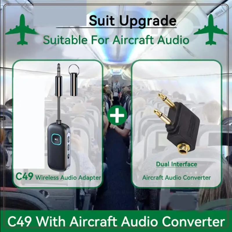 موثوق-2 في 1 جهاز استقبال إرسال صوت بلوتوث 3.5 ملم AUX متعدد النقاط Hifi ستيريو Aptx-متوافق/HD/LL محول لاسلكي، 2 I