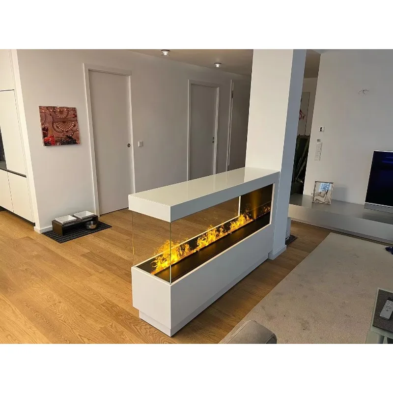 

Indoor wood decorative steam fireplace, remote control 64-color flame fireplace
