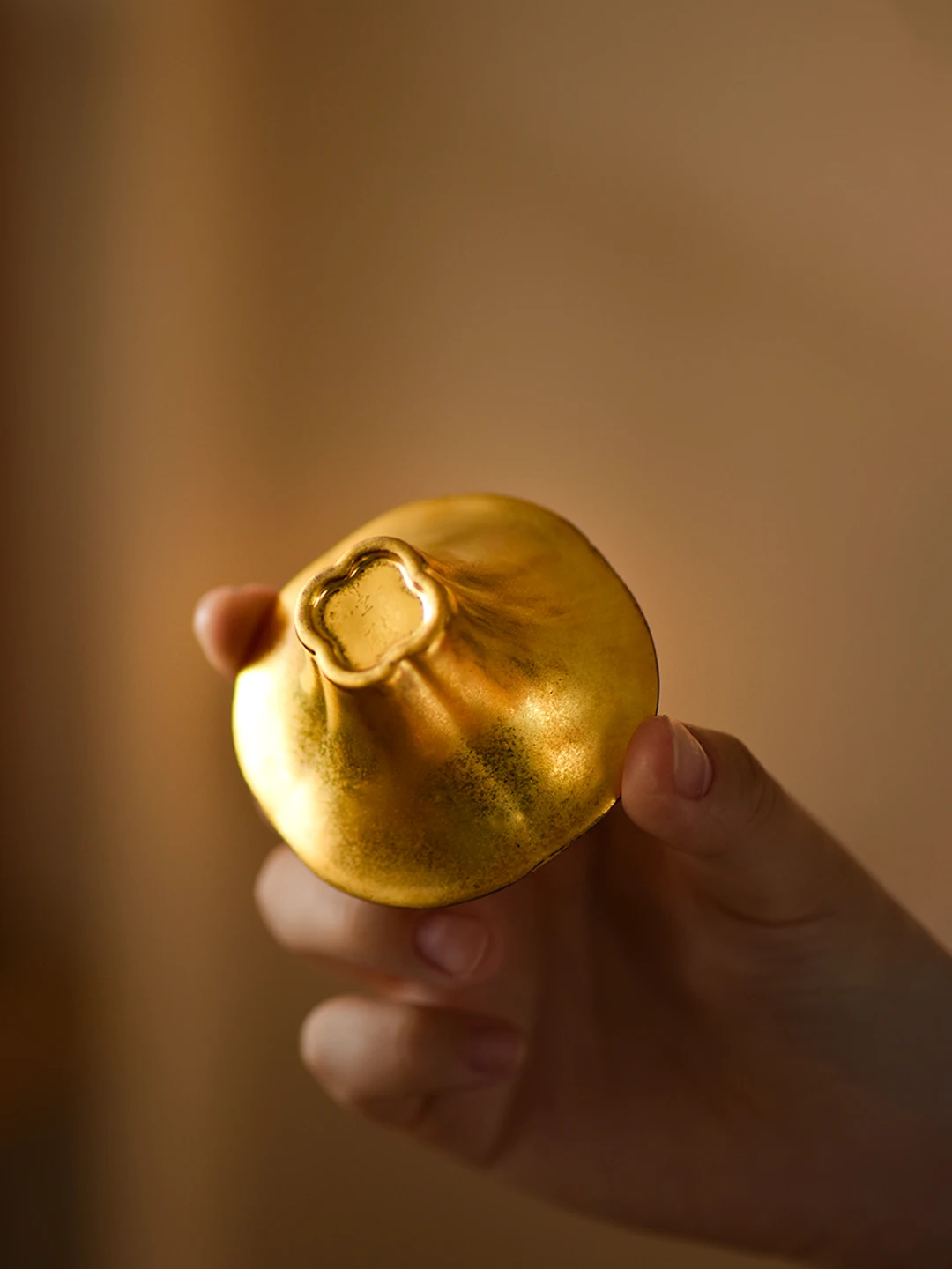 

Чайная чашка Mokei Hibiscus: Китайская, ручной работы, из чистого керамического глины, художественная, для питья, с эффектом обжига, для чая Гунфу