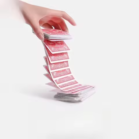 Electric Deck Acrobatics Waterfall Card Magic Tricks Special Deck Close Up Street Gimmick Illusions Props Funny Voodoo Magia