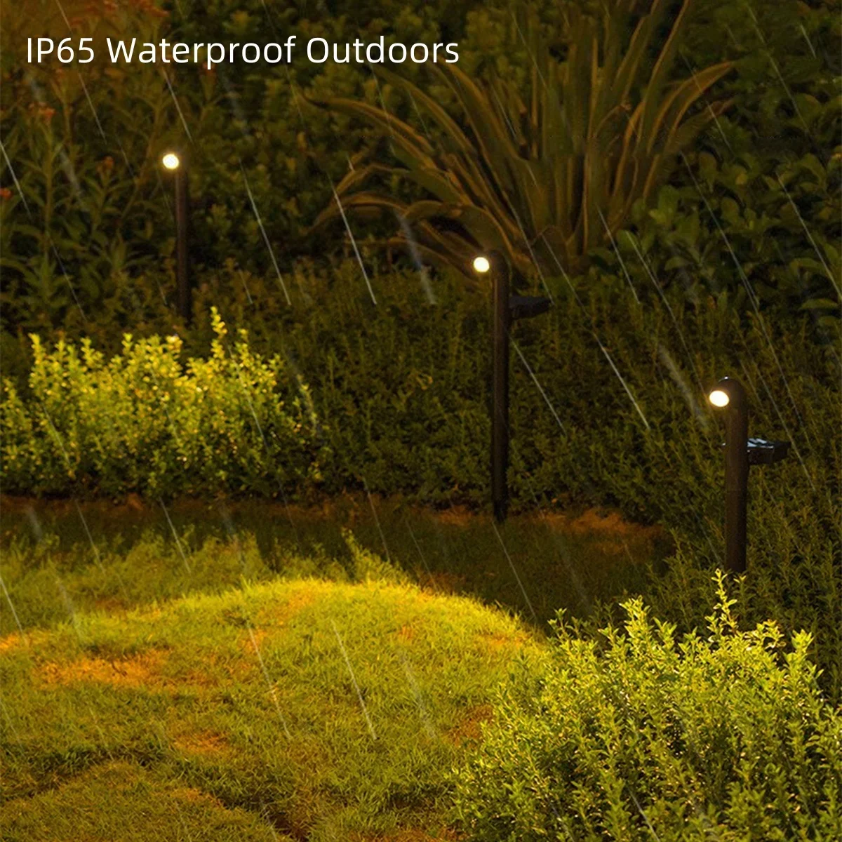 LED Solar Lights Outdoor Waterproof Landscape Path Decoration Solar Powered Lamp Garden Lawn Fence Street Lighting Spotlights