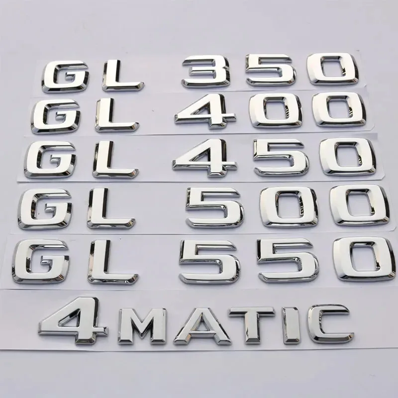 for Mercedes ML GL letter series car sticker Benz ML350 ML400 ML450 GL500 GL550 modified accessories Body rear cover decorative