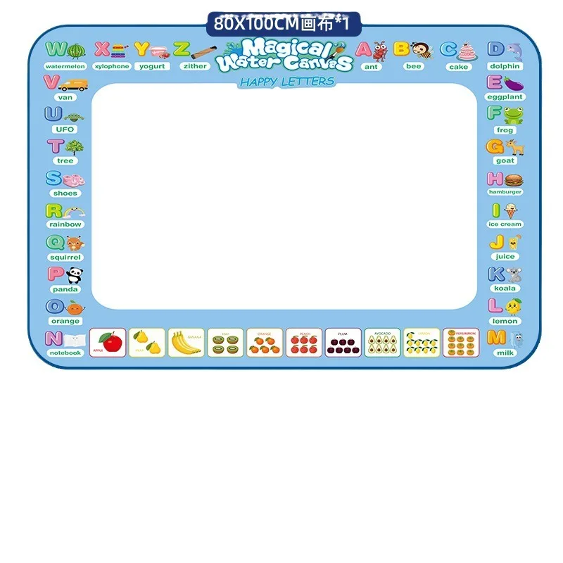 Magical toys can be used for water painting, drawing board, magic colored graffiti blanket, water drawing book, children's toys