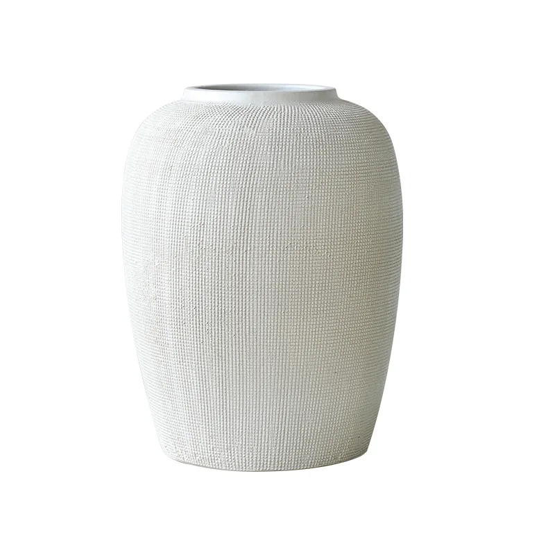 

white porcelain hydroponic bottle plain color Nordic Japanese modern living room dining room ornament decorative vase