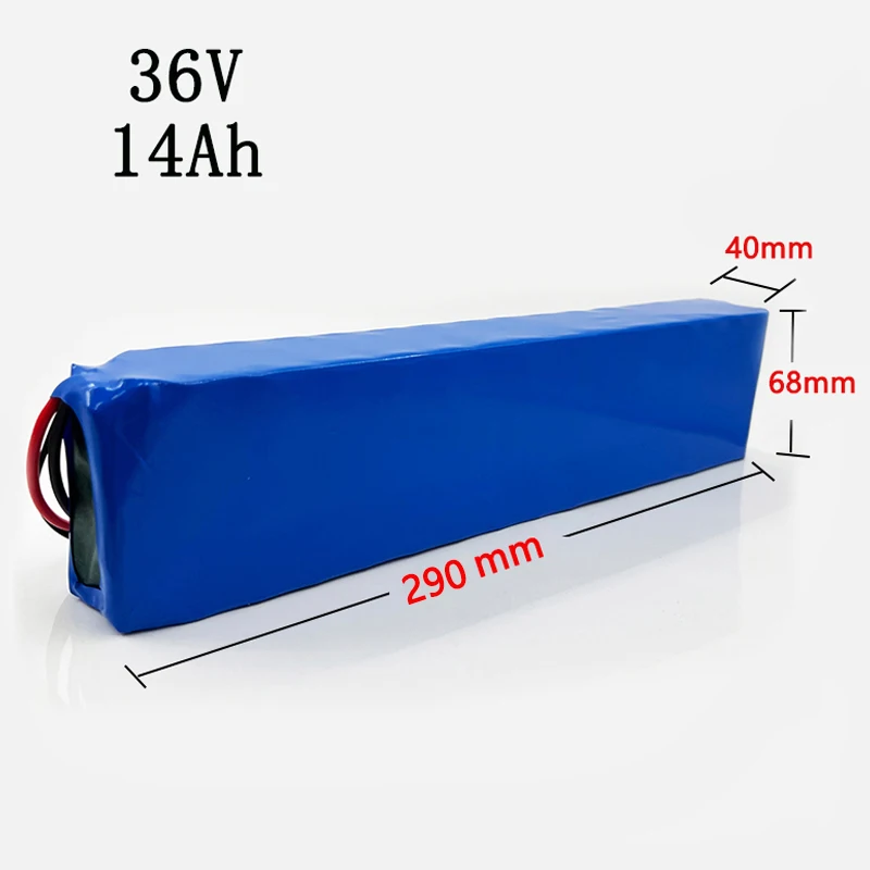 Powerful 36V 14Ah Battery Ebike Battery Pack 18650 Li-ion 10S3P 350W 500W for High Power Electric Scooter Motorcycle Scooter