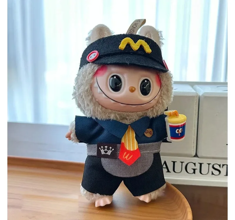 

Одежда для кукол Labubu 17 см, толстовки, одежда для кукол, толстовки с капюшоном, аксессуары для кукол, милые украшения, маленькая одежда