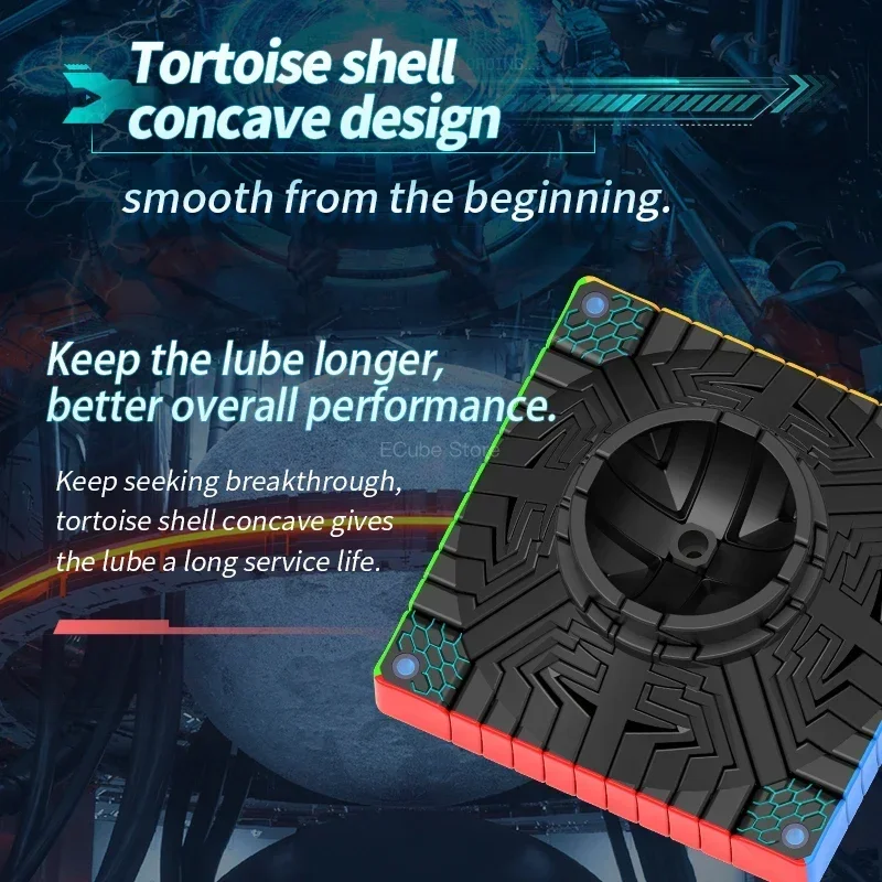 Diansheng-磁気マジックキューブ,パズルおもちゃ,銀河,11 m,11x11x11,スムーズな競争