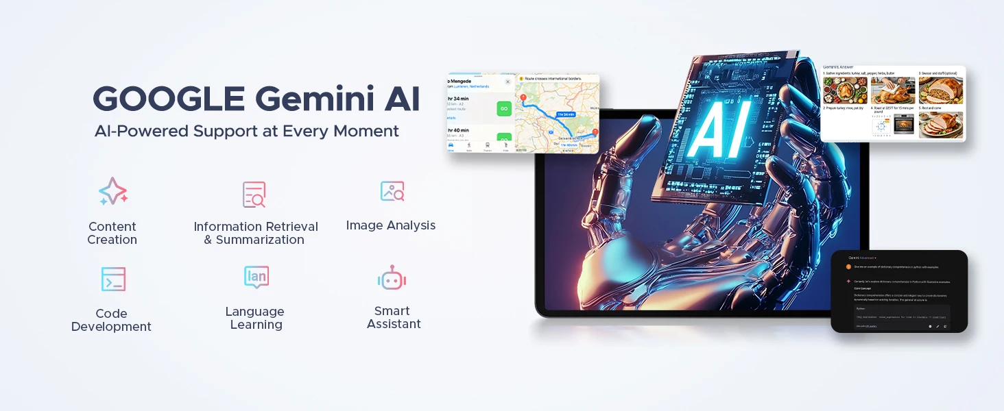 DOOGEE AORLYM P12 Pro Tablet 48GB+256GB Gemini AI 12" 2.4K 120Hz Display 12000mAh Large Battery UNISOC T7300 Widevine L1 4G Dual SIM Android 16 Smart Pad