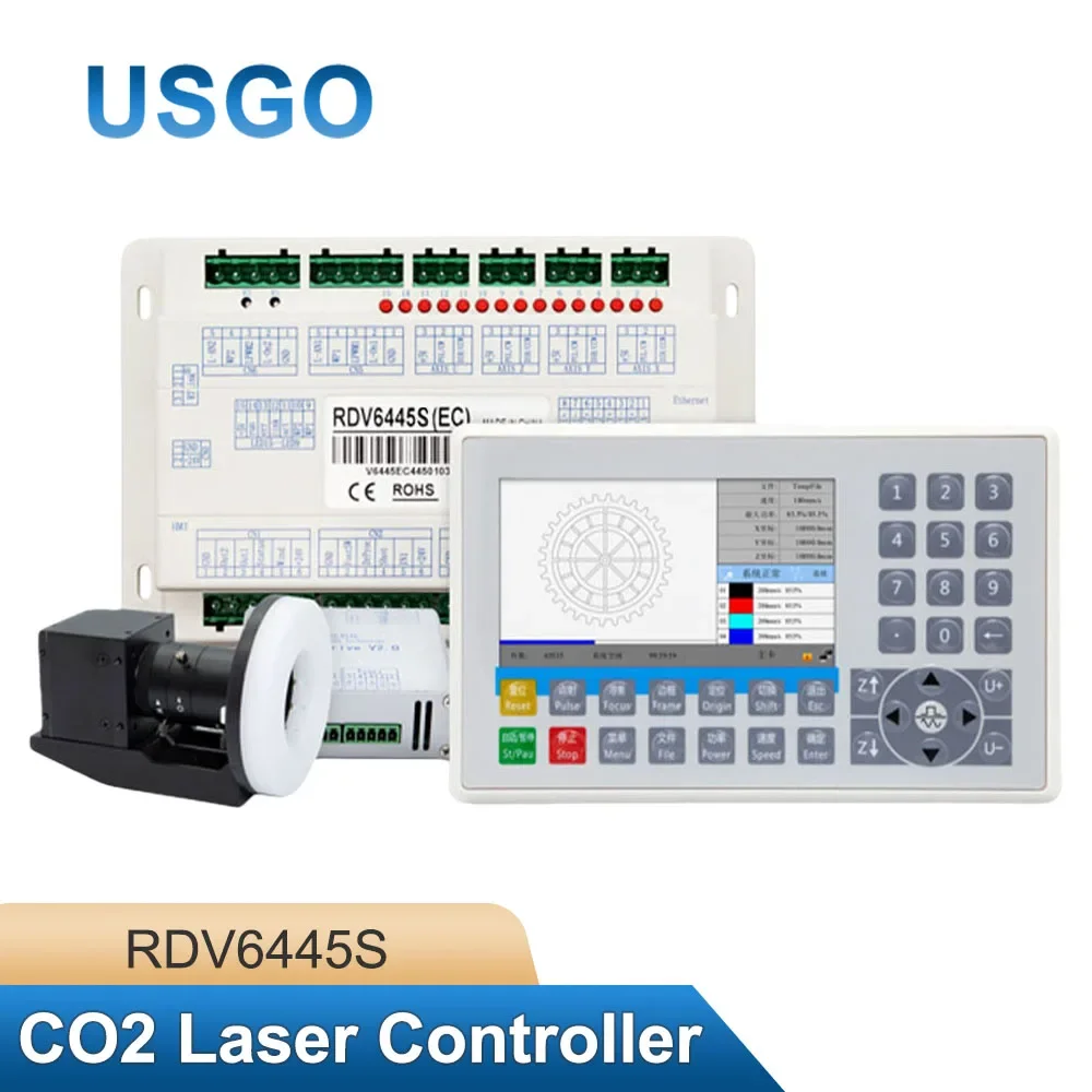 USGO Ruida RDV6445S CCD Small Vision RDVision System for CO2 Laser Cutting Engraving Control Mark Point