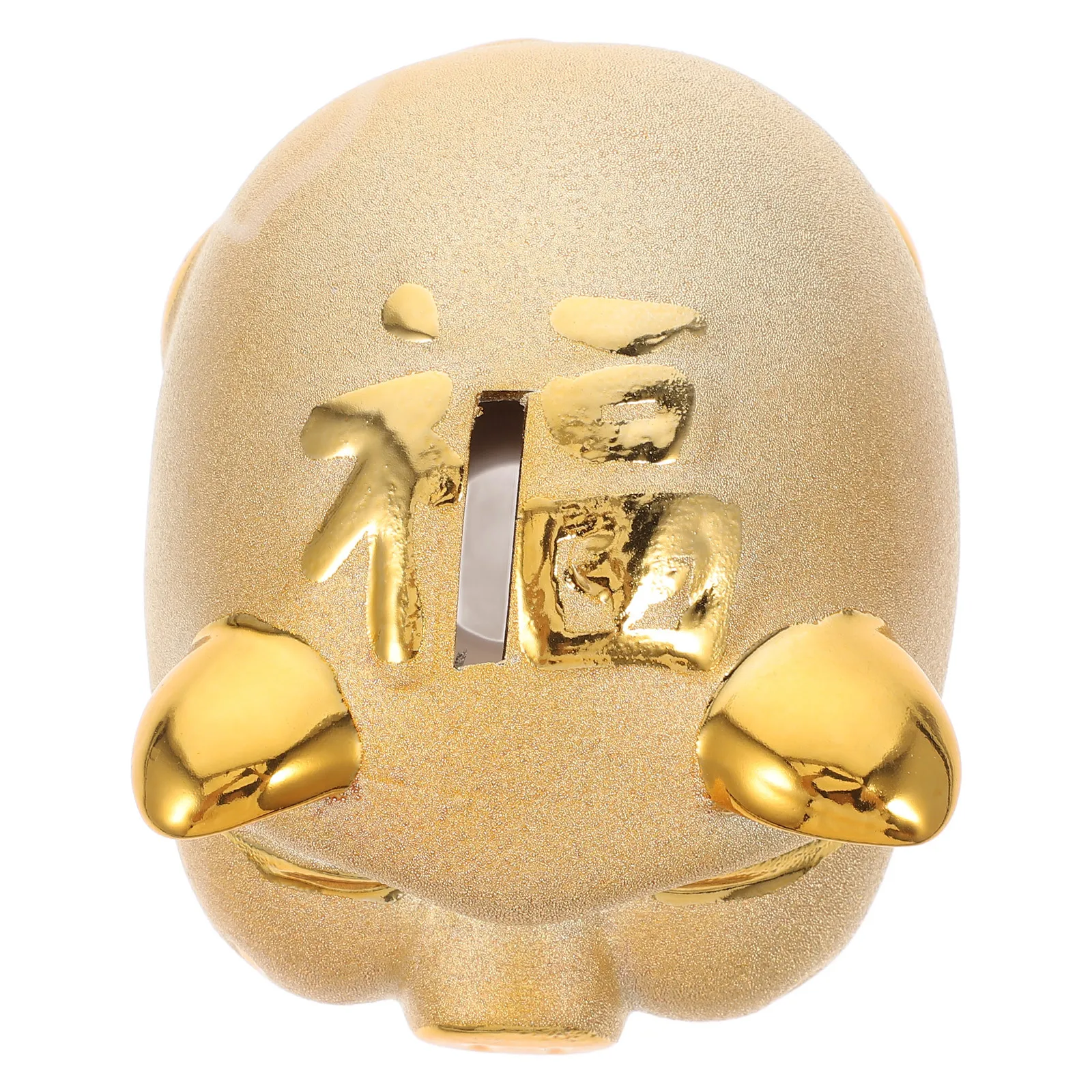 

Ceramic Piggy Bank for Decorative Coin Bank Durable Money Saver Easy Access Bottom Pad Tabletop Protection