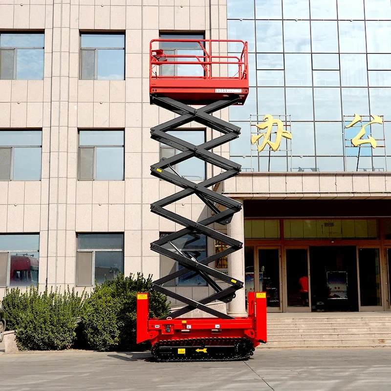 320 Kg Automatic Walking Moving Self Propelled Electric Mini Trolling Cart For Scissor Lifting Platform