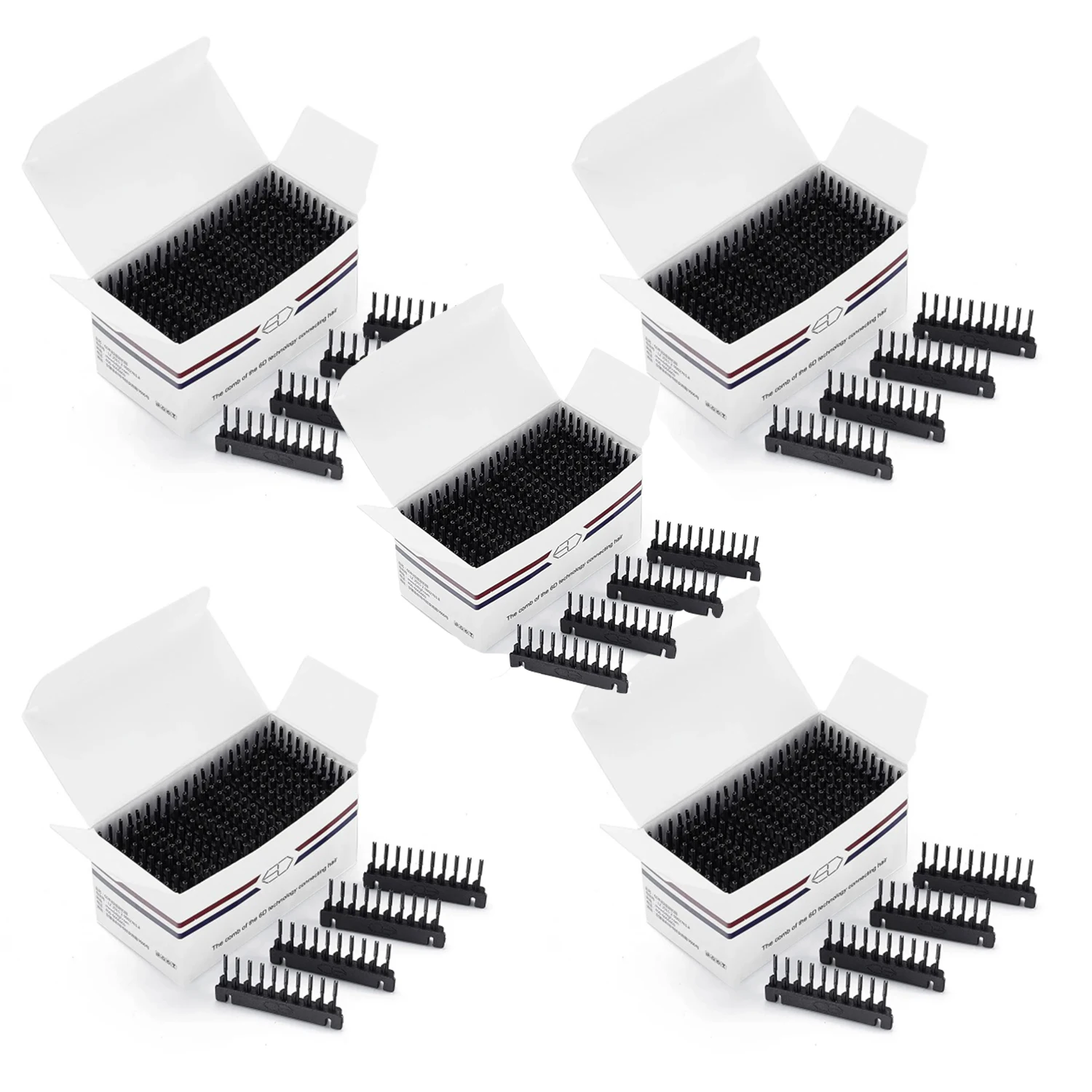 6D-1 Hair Extension Buckles 5 Box 200PC 6D Hair Extensions Machine Buckles 200PC/Pack Hair Extensions 6D1 Hair Extensions Machin