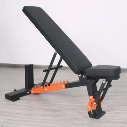 Adjustable Modern Metal Weightlifting Bench for Bodybuilding Superb Fitness Gym Bench High Weight Capacity Foldable Basic Design