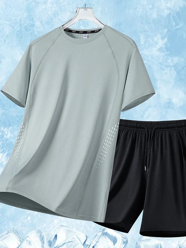 

Новинка 2025, уличная дышащая футболка для отдыха и спорта ort Sve, мужская футболка для пар, комплект для фитнеса Qui Dry, свободные орты