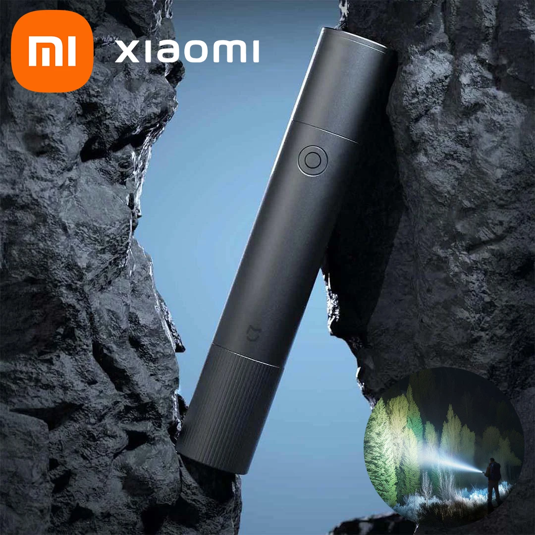

Многофункциональный мощный фонарь Xiaomi 1000 лм, дальность 240 м, функция разбивания окон, резак для ремней безопасности, 27 часов работы, водонепроницаемость IP54