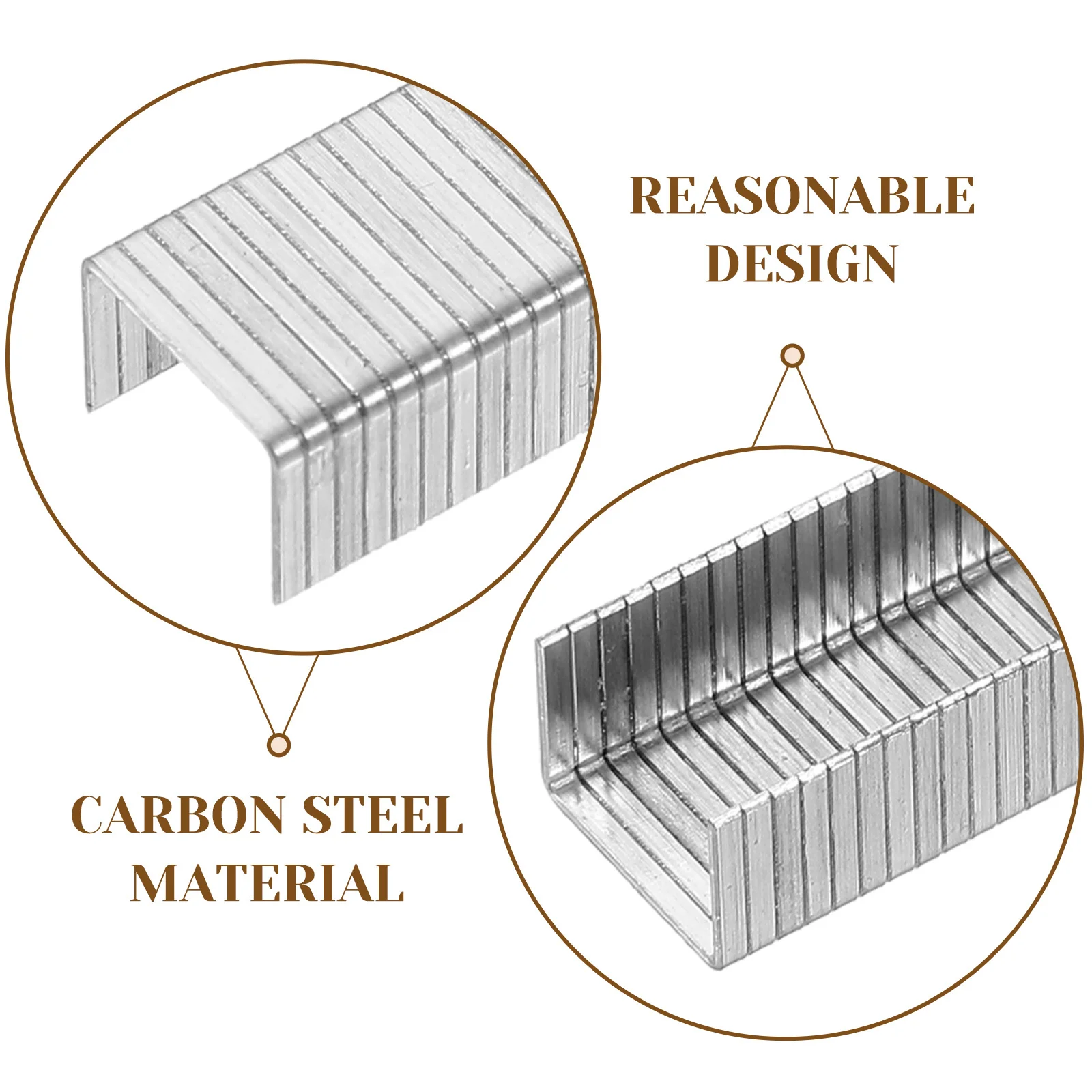 

1000pcs Pneumatic Staples Heavy Duty Nails For Woodworking Upholstery Small Narrow Crown Carbon Steel Fasteners
