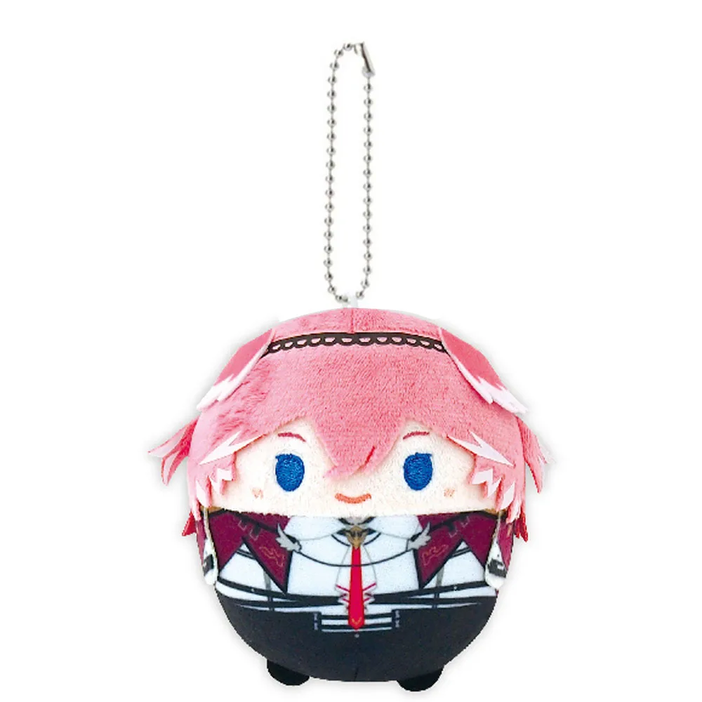 Cute Hololive Takane Lui Round Mochi Mascot Plush Plushies Stuffed Keychain Keyholder Keyring Bag Pendant Doll Toy Kids Gifts