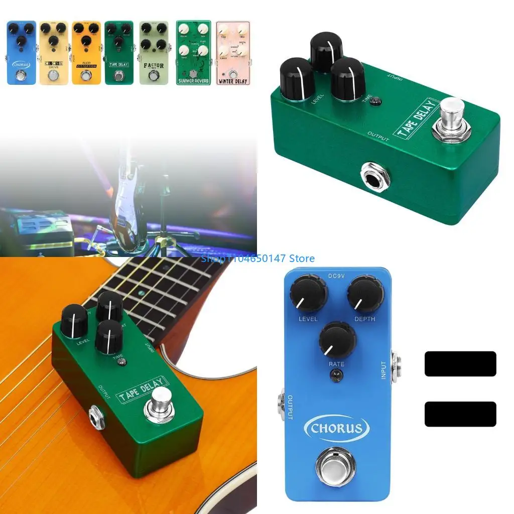 

Multifunction Guitar Effects Pedal Guitar Effects Device Distortion Delay Reverbs Professional Musician Gift