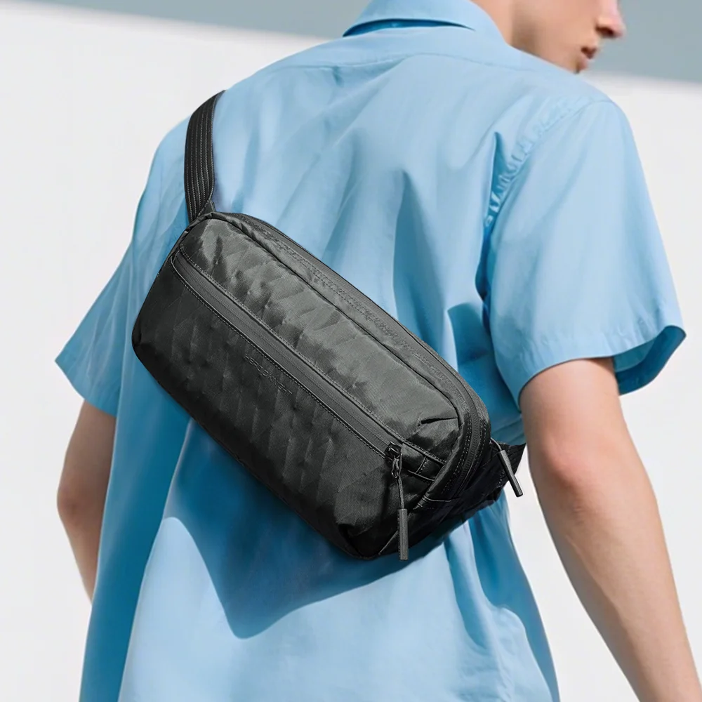 Heroic Knight Day Sling X-Pac Fabric Waterproof Unisex Travel Crossbody Bag Large Capacity Chest Shoulder Bag Durable Waist Bag
