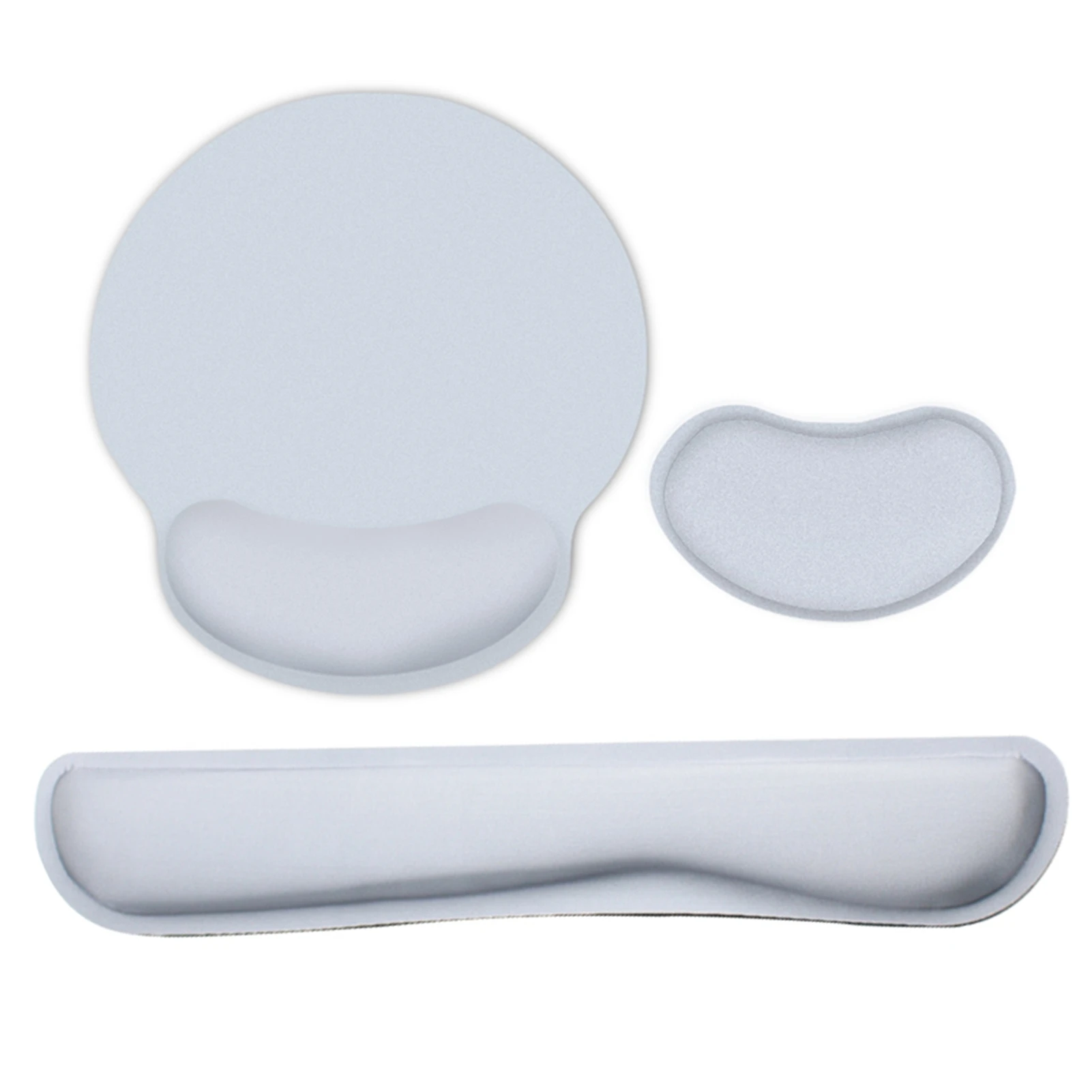 

Эргономичная подставка для запястий из пены с эффектом памяти для клавиатуры и мыши, комплект с тканевой основой и противоскользящим резиновым покрытием