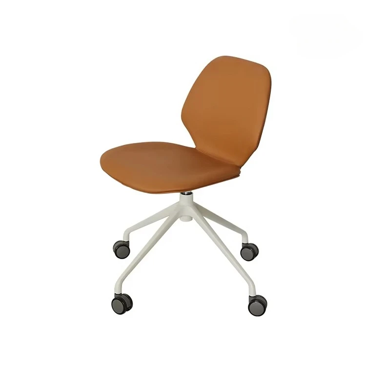 

Hot Selling Modern Nordic Style Office Chair Rotatable Full Upholstery with Wheels for Home and Office Use
