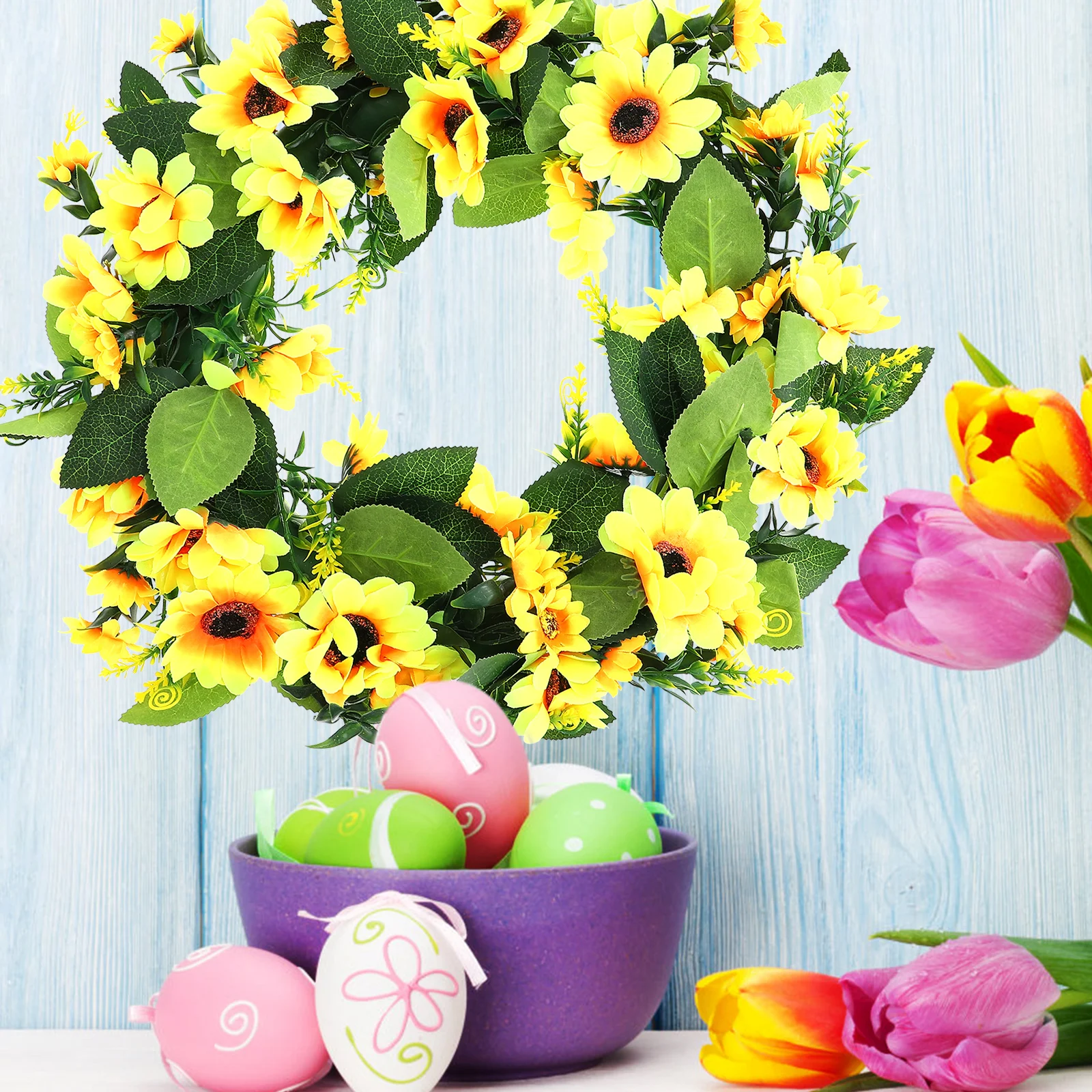 

Artificial Decor Flower Wreath Adornment Simulation Flower Wedding Decoration Adornment Wedding Wreath Festive