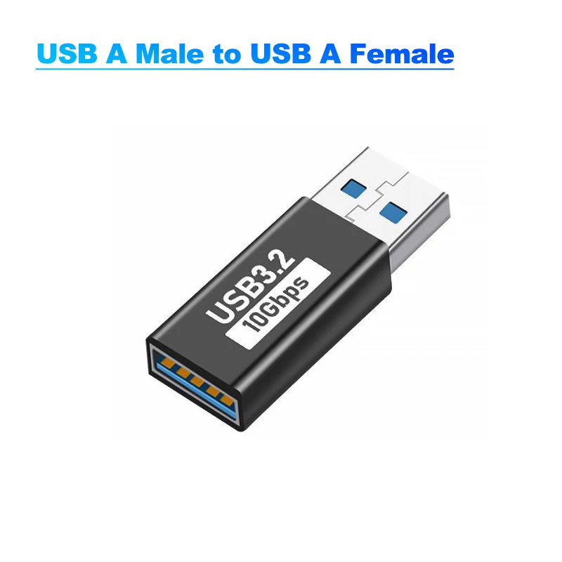 USB 3.0 Uitbreiding Adapter 10Gbps USB Type C Vrouwelijke Connector voor PC Computer Telefoon USB C Man-vrouw Uitbreiding plug Converter
