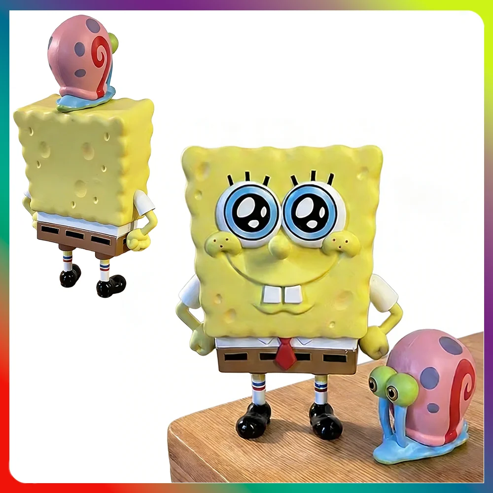 Figura de Acción de Bob Esponja de 1926, Figura de Arcilla Móvil de 14 cm, Figura de Anime de Colección, Modelo de Juguete, Muñeca, Regalo de Cumpleaños