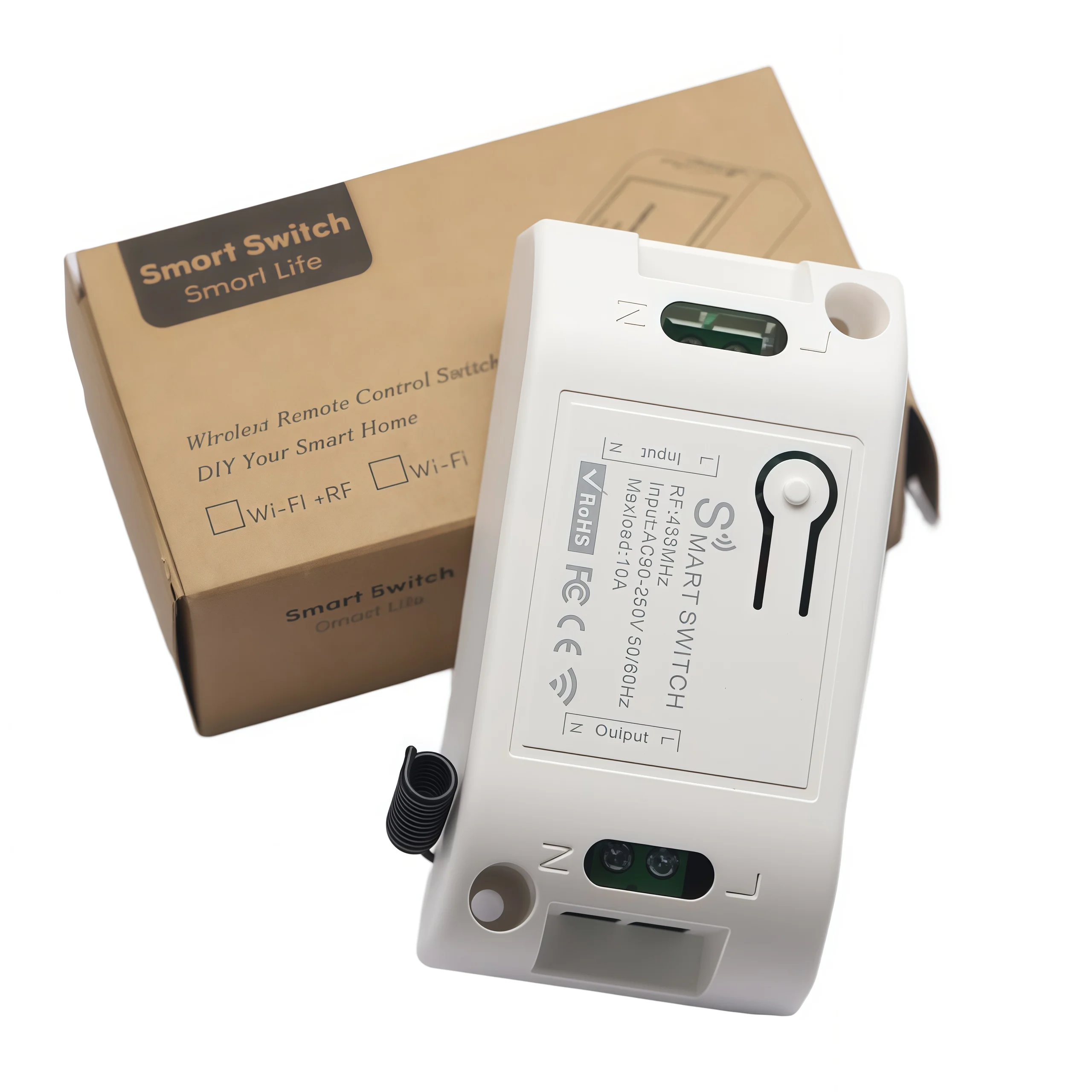 Tuya Smart Life APP RF Relay Module RF 433Mhz Remote Control Switches/Smart Wireless WiFi Switch Work With Alexa