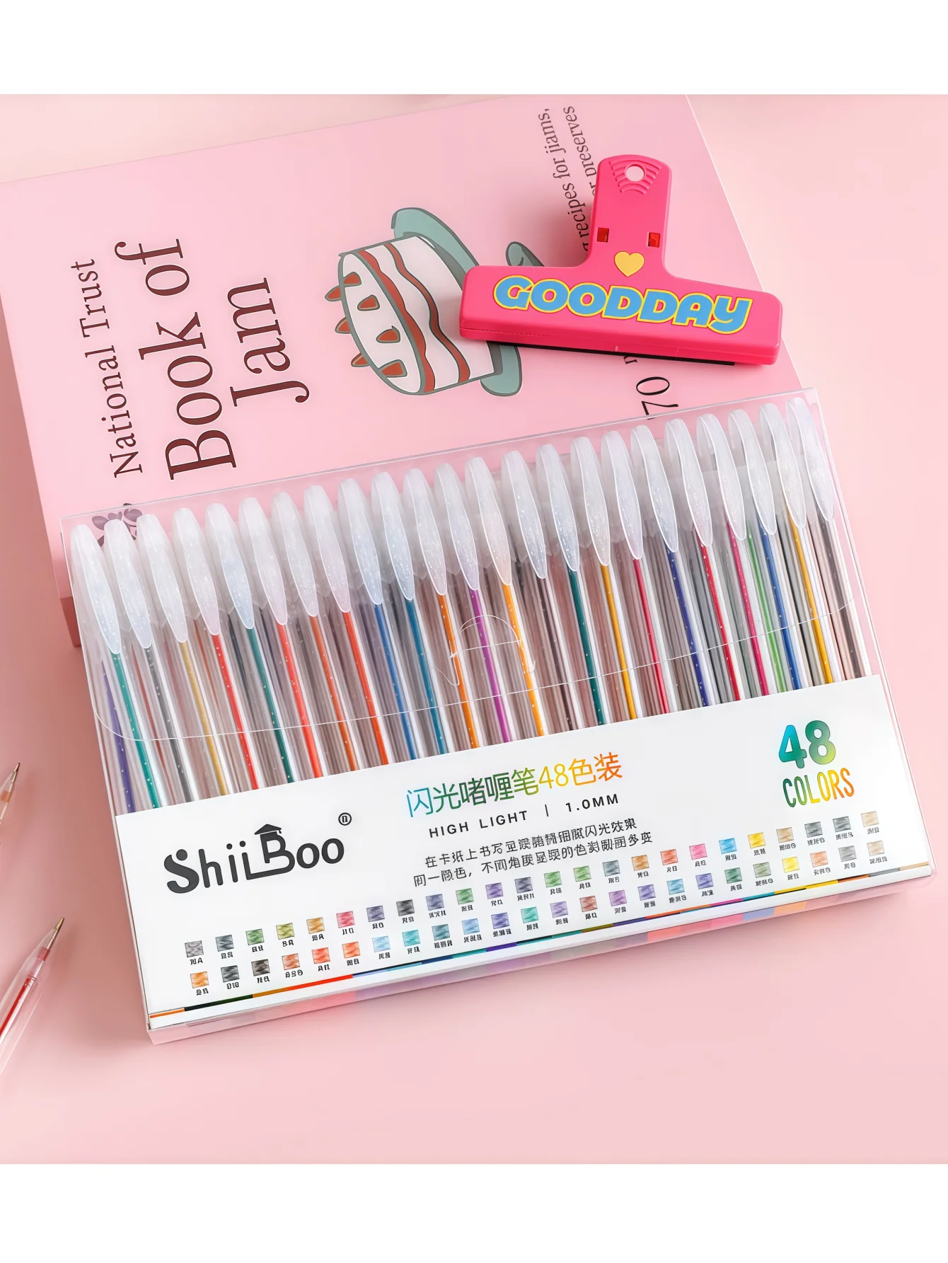 

Glitter Gel Pen, Colored Journal Pen, DIY Art Painting Pen, Student Highlighter for Key Marking