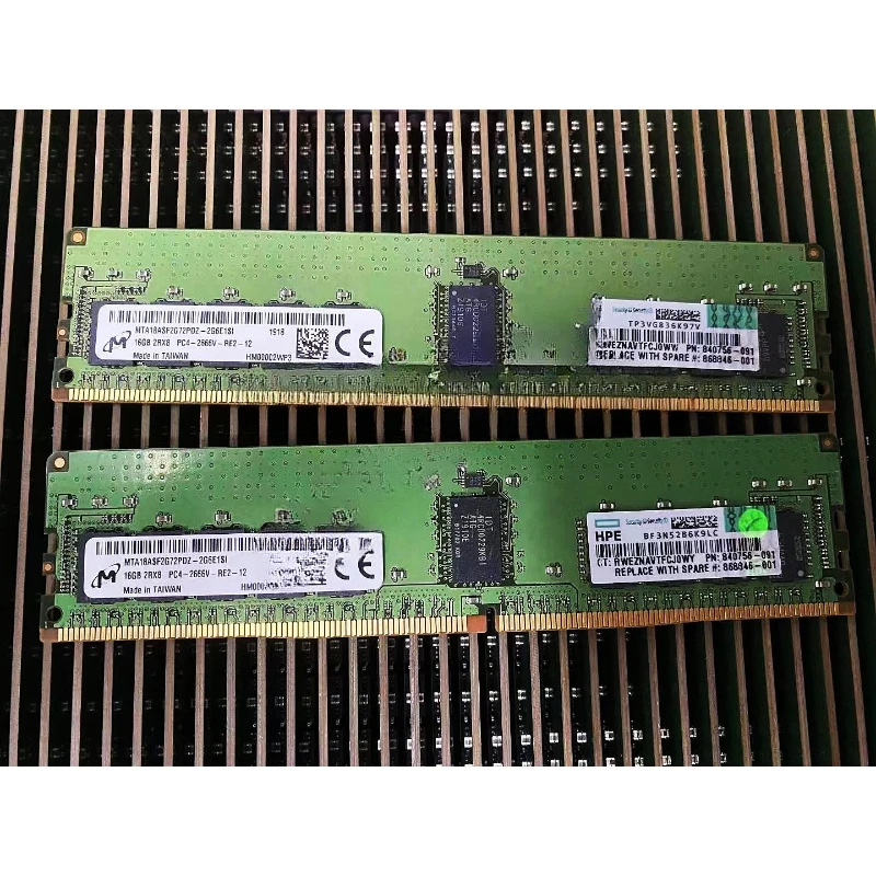 835955-B21 PN:840756-091 868846-001  internal  16G 2RX8 PC4-2666V