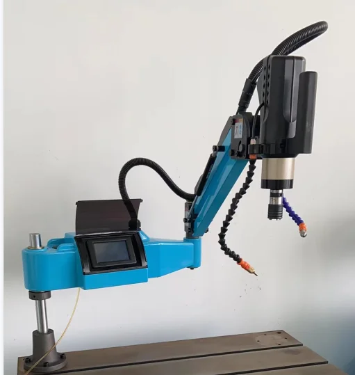 Flexible arm blind through hole tapping electric tapping machine launched