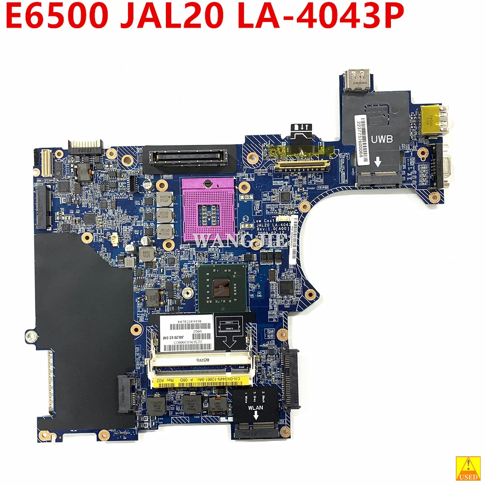 

CN-0H344N 0H344N H344N Mainboard For DELL E6500 Laptop Motherboard JAL20 LA-4043P 100% Working Well