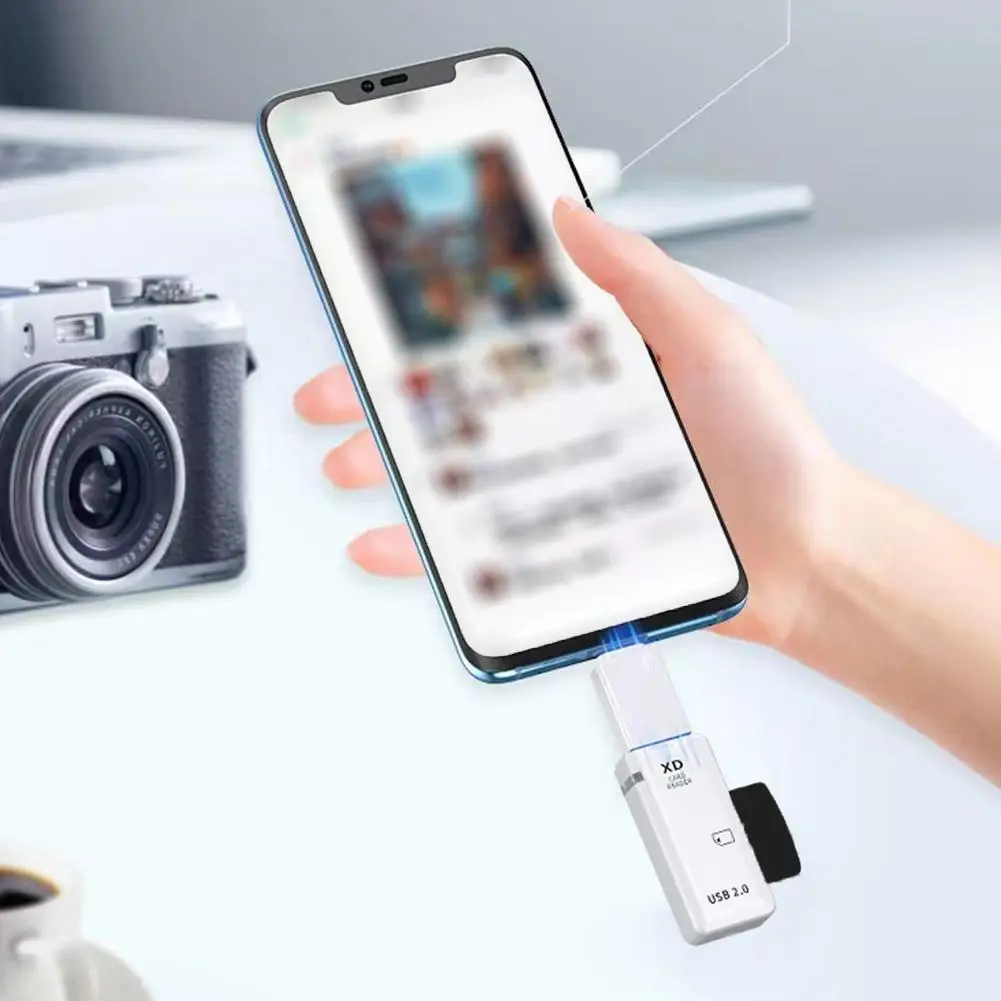 1pc Usb2.0 High-speed Card Reader Portable Usb Adapter Memory Flash Drive Adapter For Xd Card Reader Otg Memory Card Q8z9