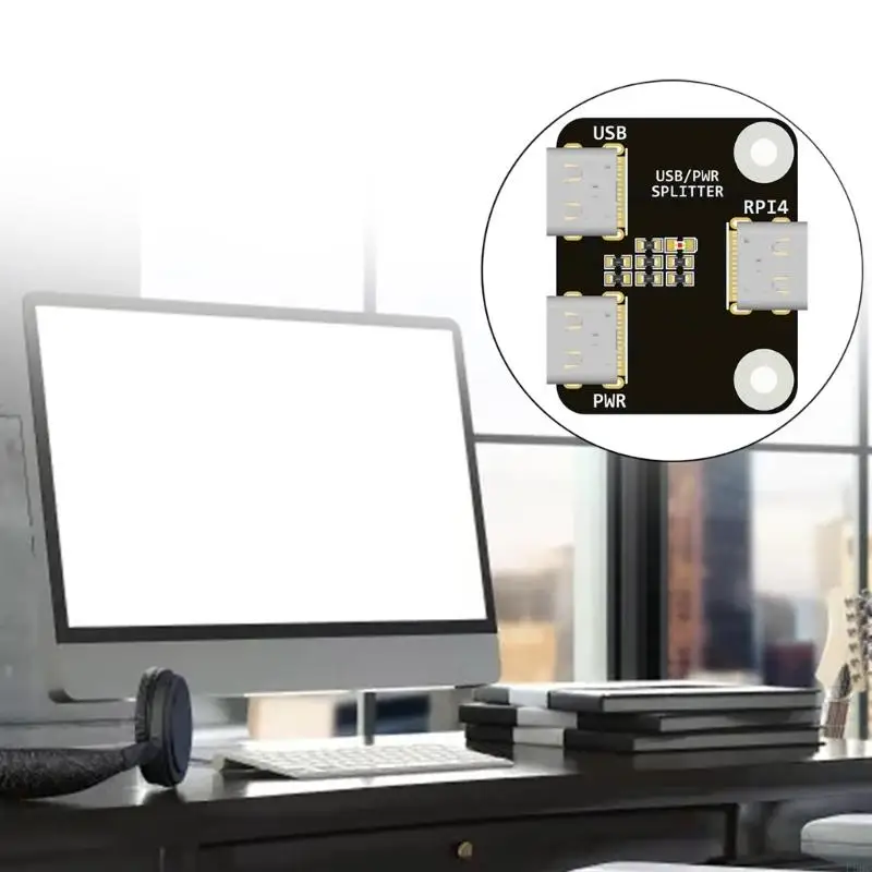 F68C USB Power Splitter für RPI Development Board BLIKVM und PIKVM KVM OVER IP Development Board Distributor Ersatz