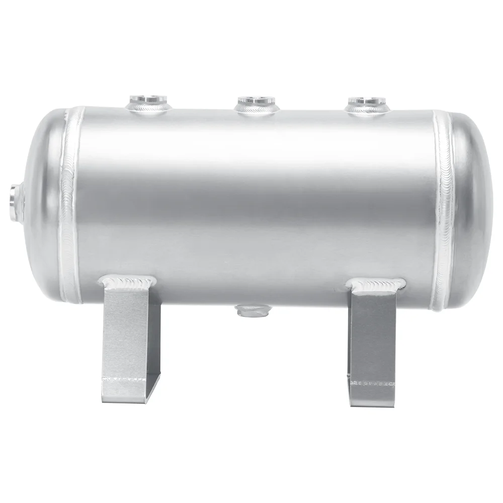 10-12L Air Pressure Tank Aluminum Horizontal reservoir Air Storage compressor Tank For Dental / Car Truck