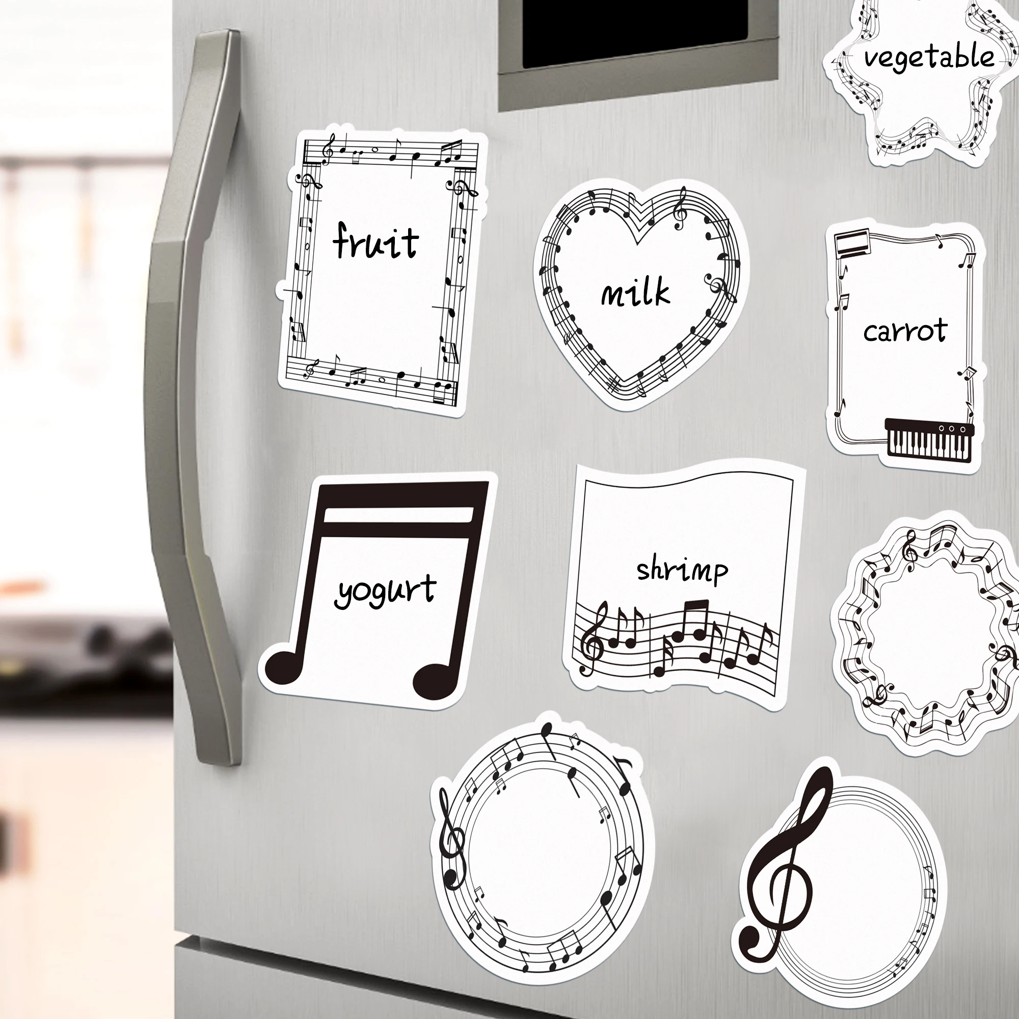240 Seiten Musiknoten-Notizblöcke-Set, Musik-Haftnotizen, Briefpapier, Etikett, Notizblock, selbstklebendes Notizbuch für das Schulbüro – Detail 6