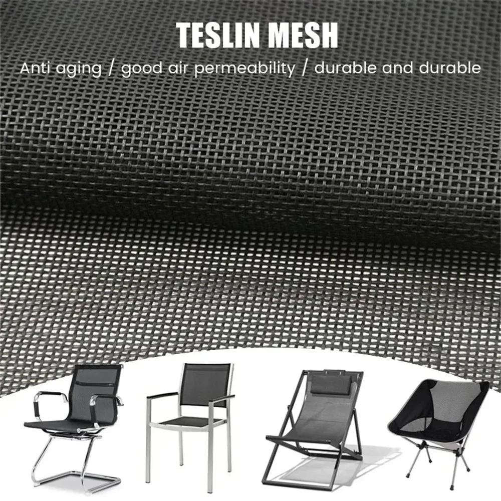 Waterproof Colorful Teslin Mesh Fabric for DIY Beach Chair Office Folding Recliner Swing Chair Pet Bed PVC Cloth Teslin Fabric