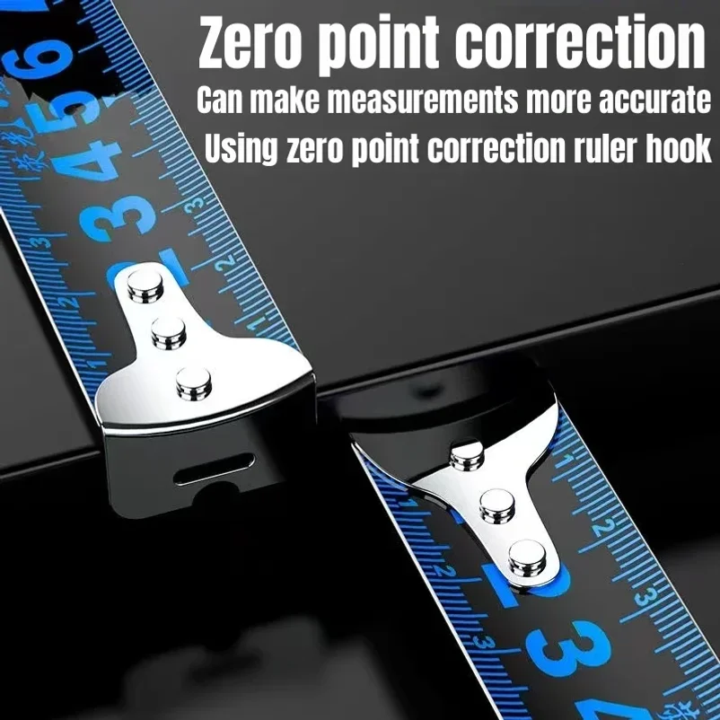 3M/5/7.5M/10M New high-precision tape measure thickened and wear-resistant telescopic blue light eye protection measuring tool