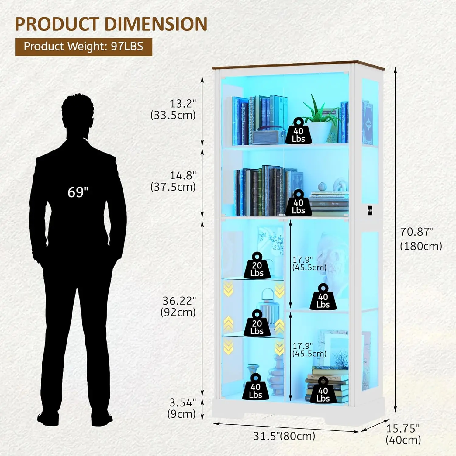Thumbnail 2 - #12 Latest Glass Display Cabinets Offers