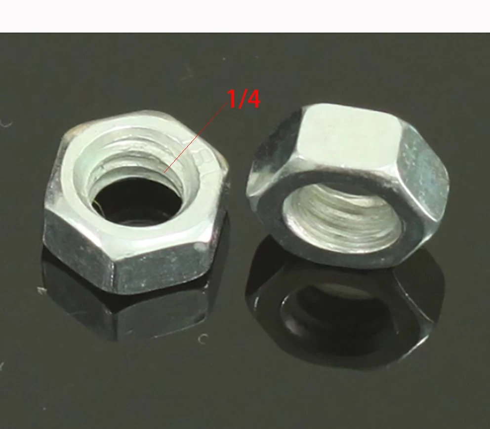 10 pces métrica hex porca m10 x 1.5 classe 8 tripé câmera